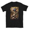 Arch Angel Michael Fighting Satan's Army, Historical Art, Printed T-Shirt Tops Tee