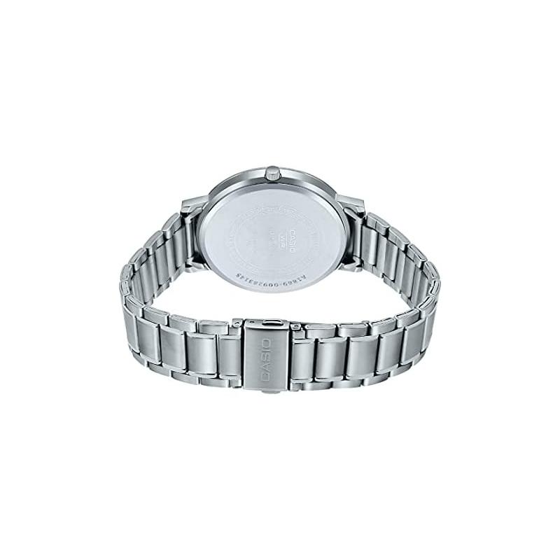 Casio Серия STANDARD указатель дисплей повседневные часы с календарем кварцевый механизм стальной ремешок японские и корейские часы мужские часы MTP-B100D-1EV