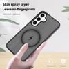 Ультратонкий чехол, совместимый с MagSafe, для Samsung Galaxy S24 FE Plus Ultra A56 A36 A26 A16 - ТПУ/ПК, шелковисто-гладкий на ощупь, беспроводная зарядка, противоударный чехол