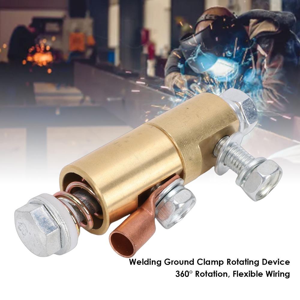 500A Welding Ground Clamp M10 Hole Diameter Ground Clamp Rotating Device Welding Work