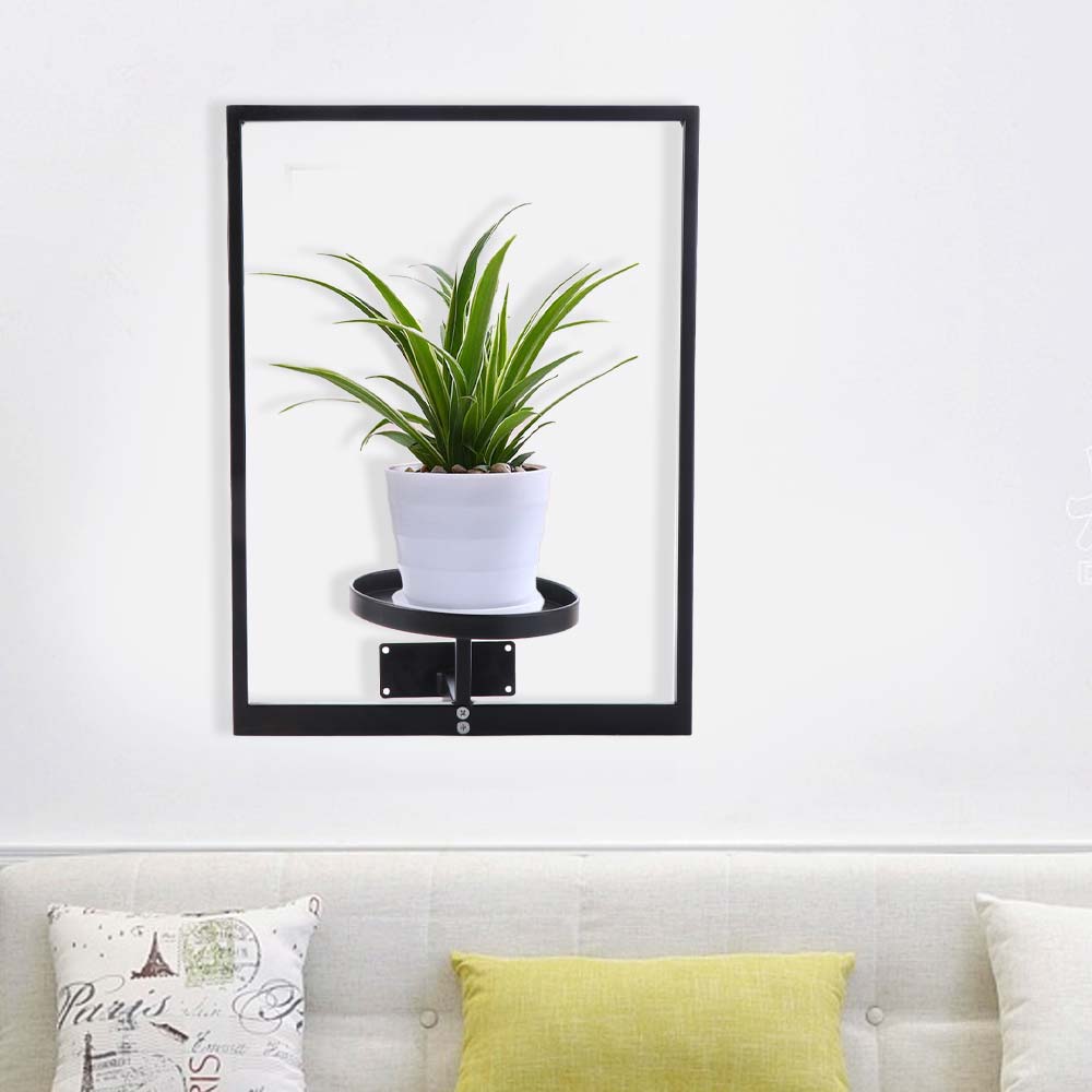 Stylish Picture Frame Wall Plant Holder Wall Mounted Succulent  Hanger  For Home Decor