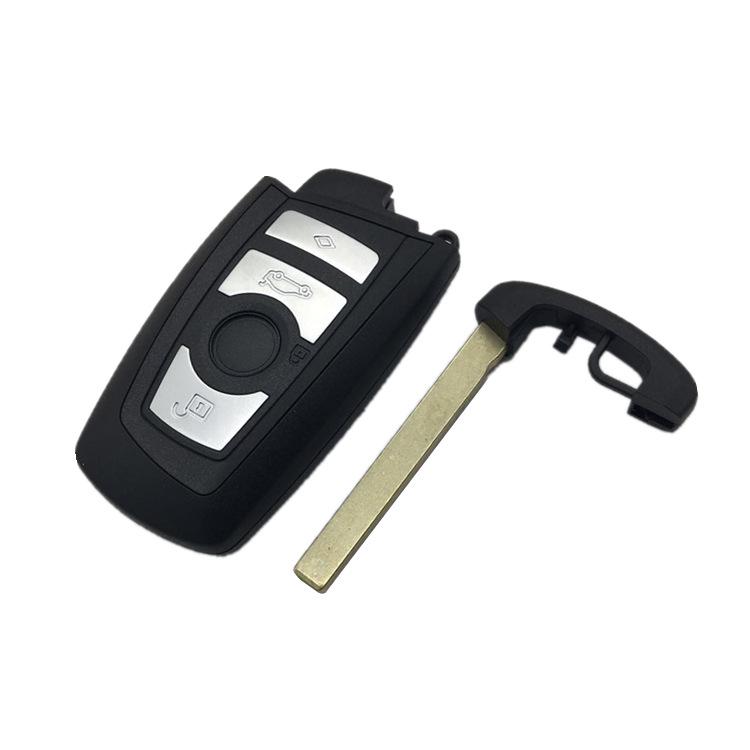BMW 4-Button Smart Key Shell - Black