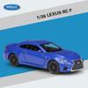 Масштаб 1/36 Welly LEXUS RC F, модель автомобиля из сплава, литье под давлением, металлические игрушечные автомобили, модель автомобиля, коллекция высокой имитации, детские подарки