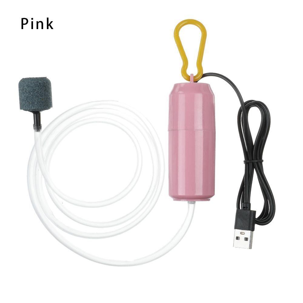 1Pcs Fish Tank Oxygen Air Pump Silent USB Aerator Oxygenator New Air Compressor