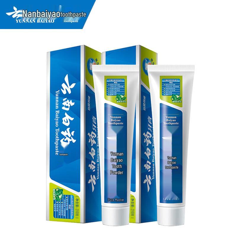 Yunnan Baiyao Зубная паста с мятой для ухода за полостью рта, двойная упаковка