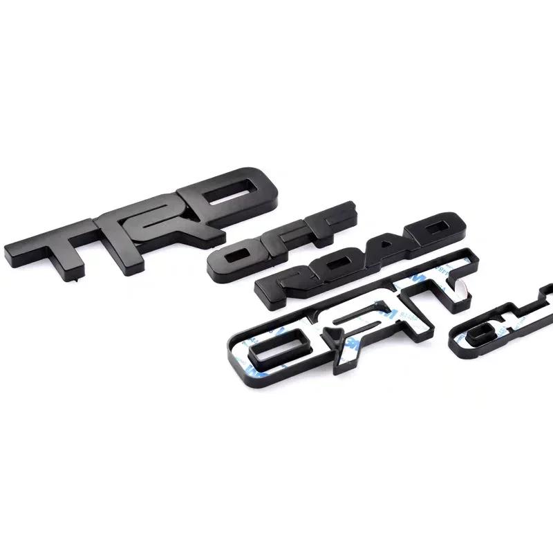 Накладка ABS на логотип автомобиля Подходит для Toyota 2014-2024 4runner TRD внедорожник передняя решетка багажник крыло наклейка аксессуары