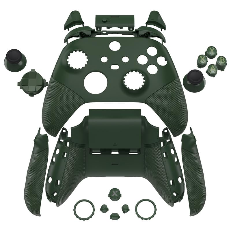 Комплект кнопок eXtremeRate ASR Reset Full Shell для Xbox Core Особенности эргономичные триггеры мягкая резина и верх и низ Совместим с Xbox Series X S &