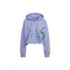 (WMNS) adidas by Stella McCartney Укороченный Худи Азиатский Размер 'Фиолетовый' Женский IB5892