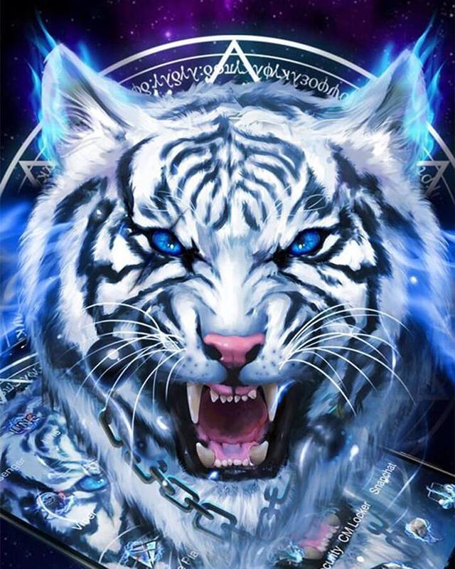 Набор для алмазной живописи животное 5D DIY Алмазная вышивка Белый тигр картинки из стразов мозаика распродажа набор для рукоделия