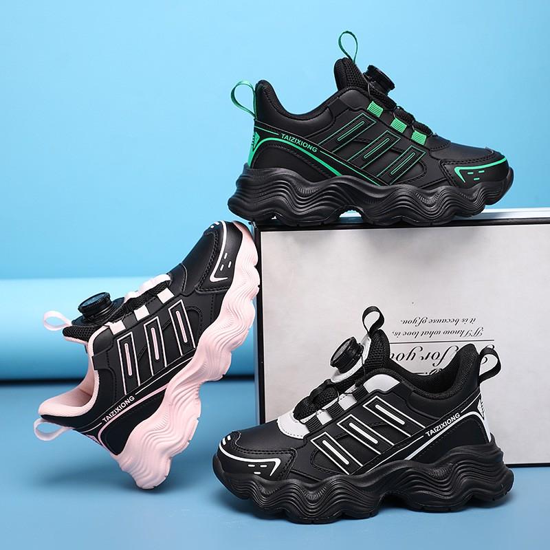 Kids Running Shoes 2026 Spring Waterproof Non-Slip Lightweight EVA Sole Boys Girls Sport Sneakers Outdoor Indoor Use