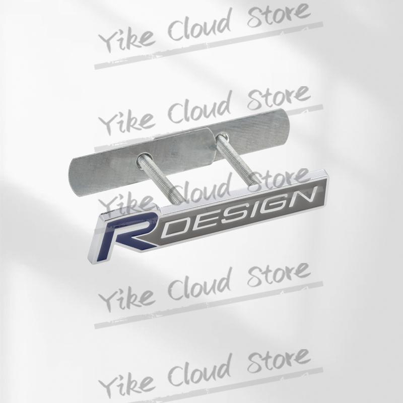 Декоративный значок R Design 3D Наклейка Металлическая Значок на решетку переднего капота Для Volvo S40 S60 S80 S90 V60 V40 XC40 XC60 XC90 XC70 V70 T6