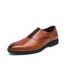 Large Size Leather Shoes Men's New Foot Cover Business Dress Wedding Shoes Daily Office Work Versatile Shoes Men