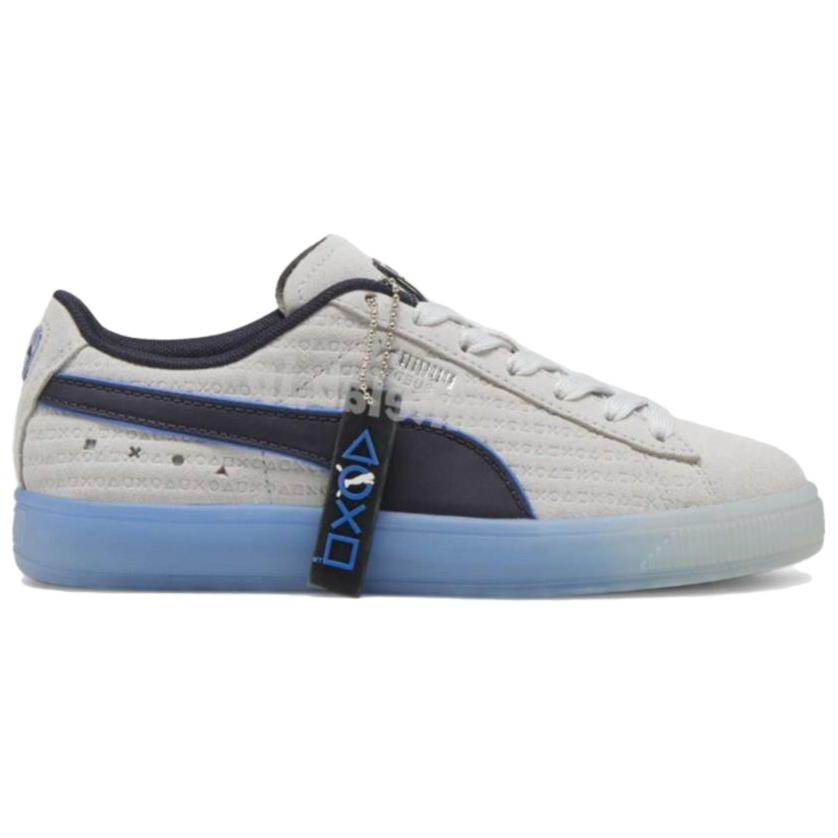 Кроссовки Playstation x Puma Suede Glacial Grey для мужчин New-Navy 396246-01
