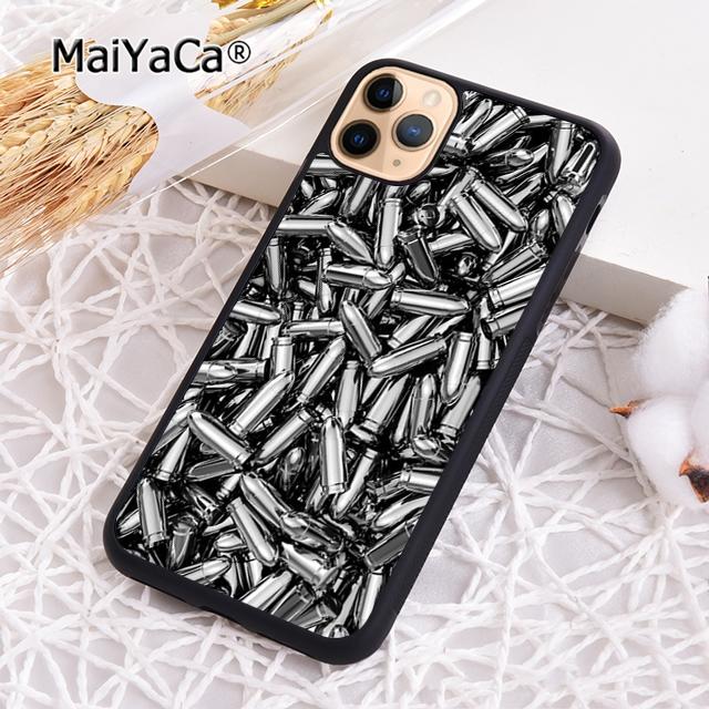 MaiYaCa LooSE2020 Золотые Пули пистолет Чехол для телефона Пуля Для iPhone 17 Air 16 15 plus 11 12 13 14 pro max coque
