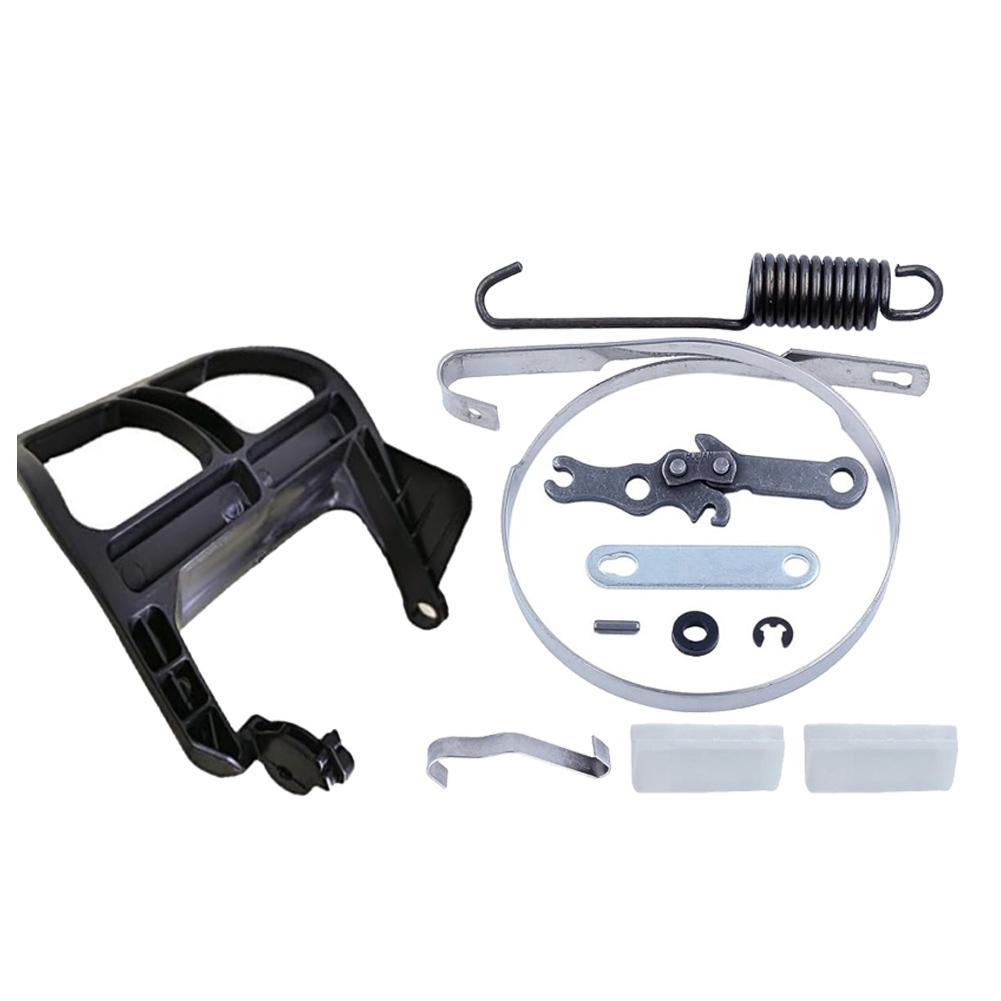 Black Chainsaw Handle And Brake Band Repair Kit For MS250 MS230 MS210 025 023 021 With Clutch Flat Spring Buffer Replacement