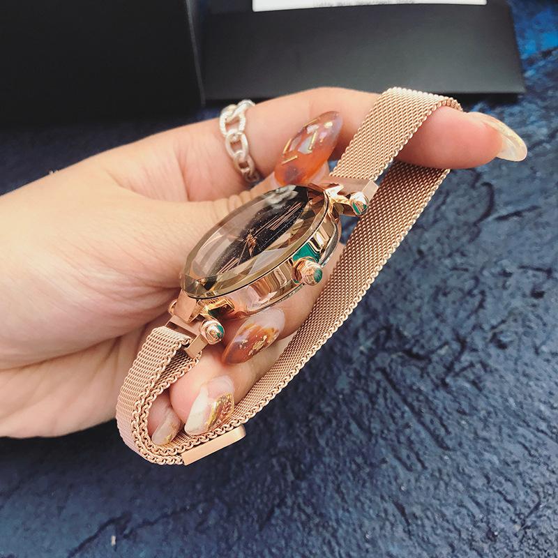 Женские новые модные водонепроницаемые атмосферные простые женские часы Starry Sky Magnet для женщин