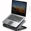 Portable Adjustable Laptop Cooling Pad USB Port Metal Mesh Laptop Cooler Fan LED Light Notebook Cooler Office