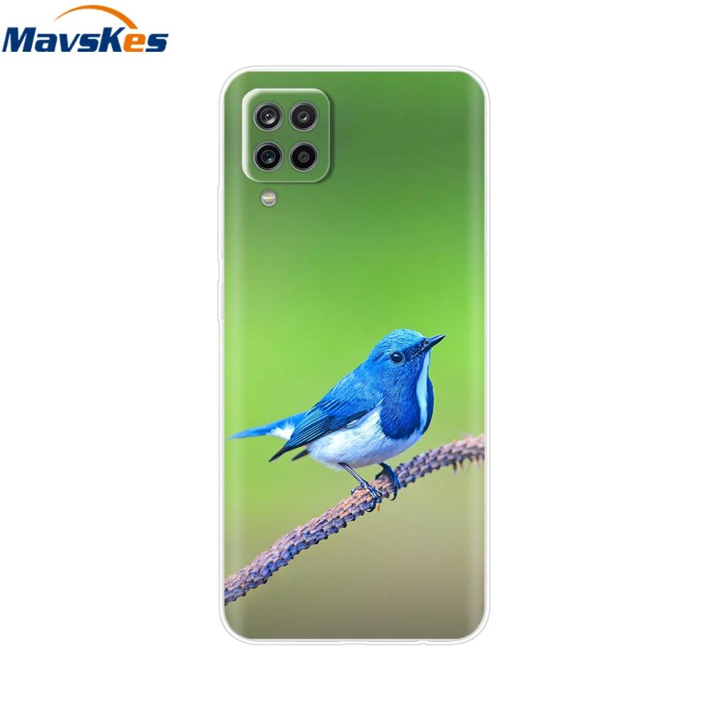 Phone Case For Samsung Galaxy A12 Case SamsungA12 Silicone Clear TPU Painted Soft Cover For Samsung A12 A 12 Bumper Fundas Etui
