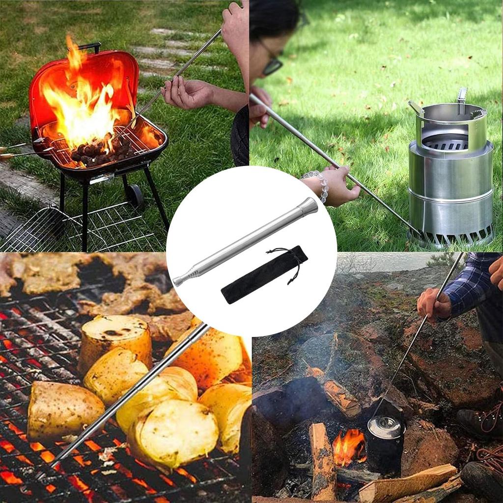 Fire blowing stick, fire starter, portable fire blowing stick, extendable,
