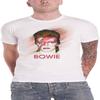 Футболка David Bowie Bowie Is Мировой Тур Задний Принт Новая Официальная Мужская Белая