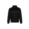 Stand Collar Logo Casual Woven Sports Jacket Men Jackets Black AV1303-011