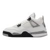 Air 4 Retro OG PS White Cement 2025 Детские кроссовки Summit-White Fire-Red Tech-Grey IB4388-100