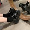 2024Thick Bottom Loafer Increase Fashion Casual Simple Туфли Mary Jane Женские туфли на платформе без застежек Zapatillas Mujer