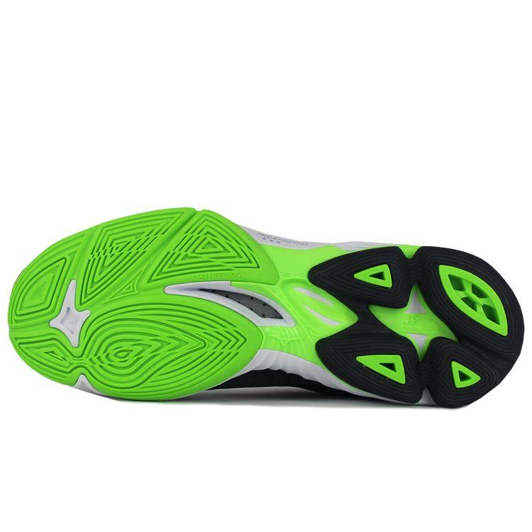 Mizuno Wave Lightning Z7 Ткань Синтетическая кожа Круглый носок На шнуровке Амортизирующие Нескользящие Износостойкие Низкие Волейбольные кроссовки V1GA220037