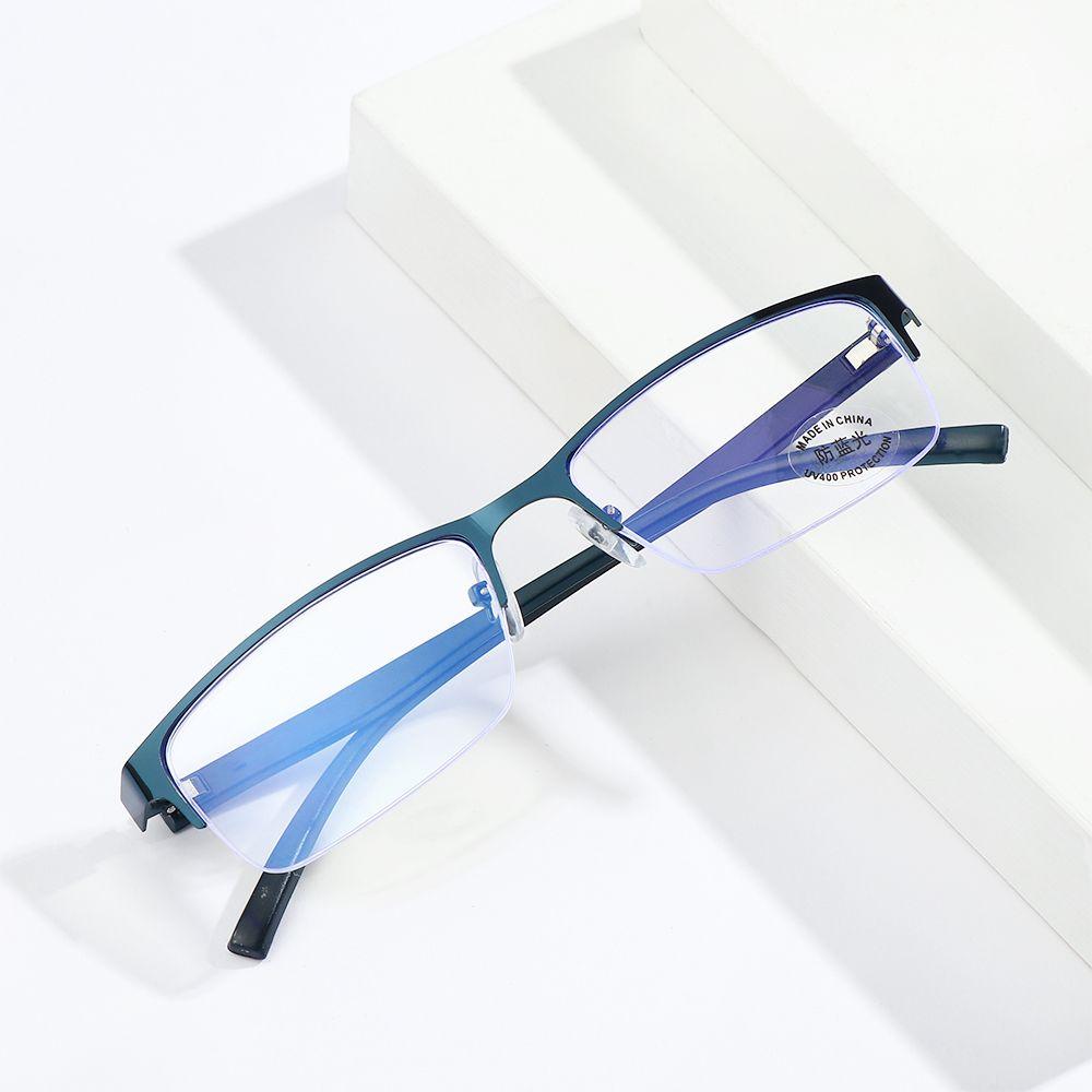 Vintage Eye Protection Metal Ultra Light Frame Business Eyeglasses Myopia Glasses Reading Glasses