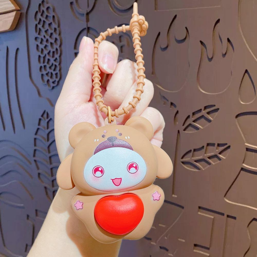 Брелок Любовь Животное Брелок Игрушка-антистресс Силиконовый Подвеска Кавайный Мультяшный Подвеска на сумку Подарок на день рождения