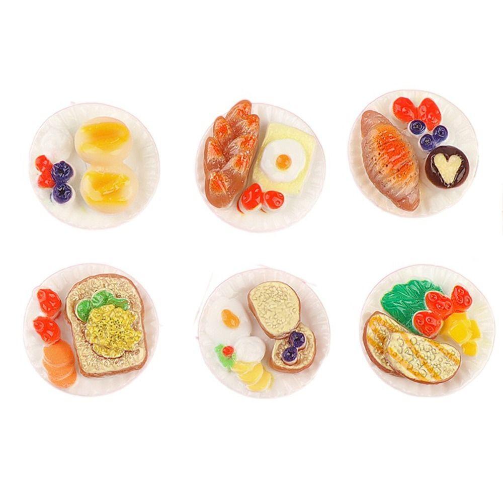 Colorful Dollhouse Miniature Simulation Food Model Creative Kitchen Accessories Children