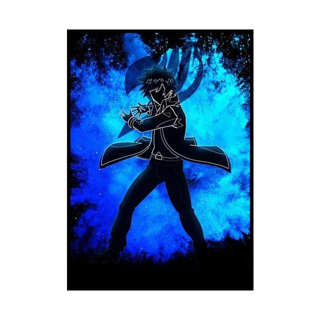 Японское аниме-персонаж, украшение, фреска, плакат «Хвост феи», холст, живопись и настенные художественные принты для детской комнаты для современного домашнего декора, без рамки