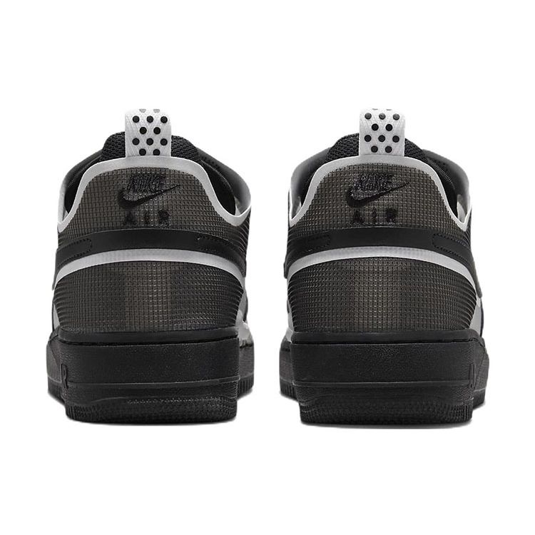 Nike Черно-белые кроссовки унисекс Air Force 1 React DM0573-002
