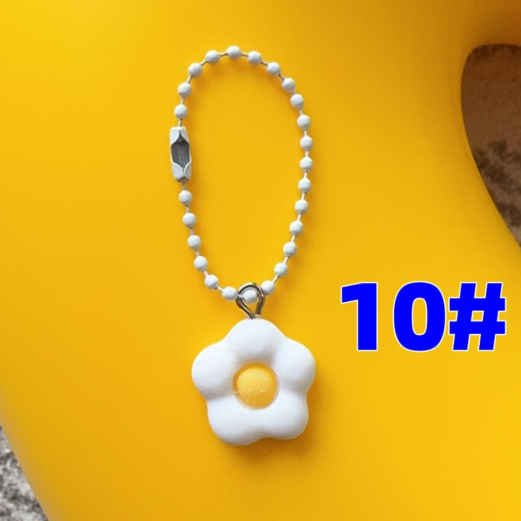 Милый мультяшный 3D брелок-подвеска в виде цветка утки для детских рюкзаков и подарков