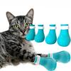 Pet Bath Cat Shoes Cat Foot Cover Anti Scratch Silicone Cat Claw Foot Cover Nail Trimming Anti Scratch Pet Shoes