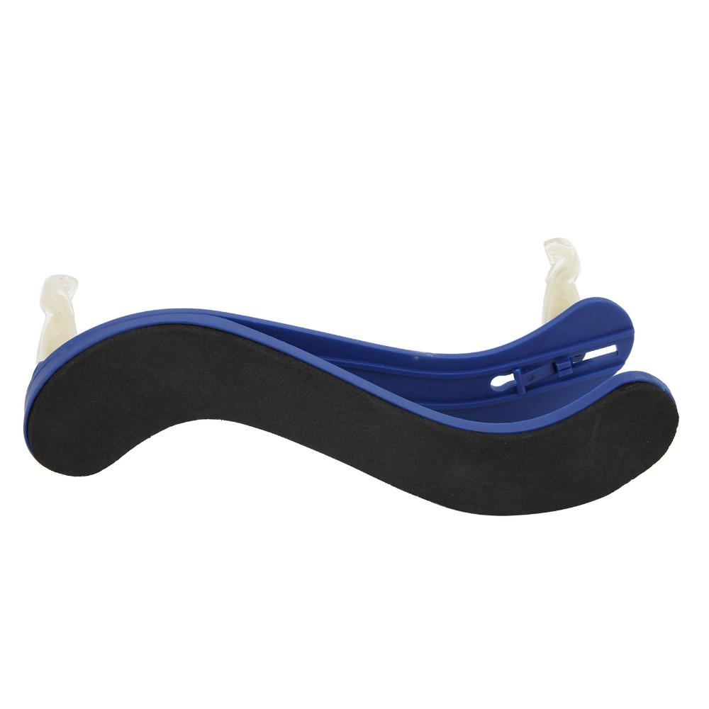ABS + Sponge Adjustable Shoulder Rest Blue Violin Instrument Accessory For 3/4 4/4 Violins