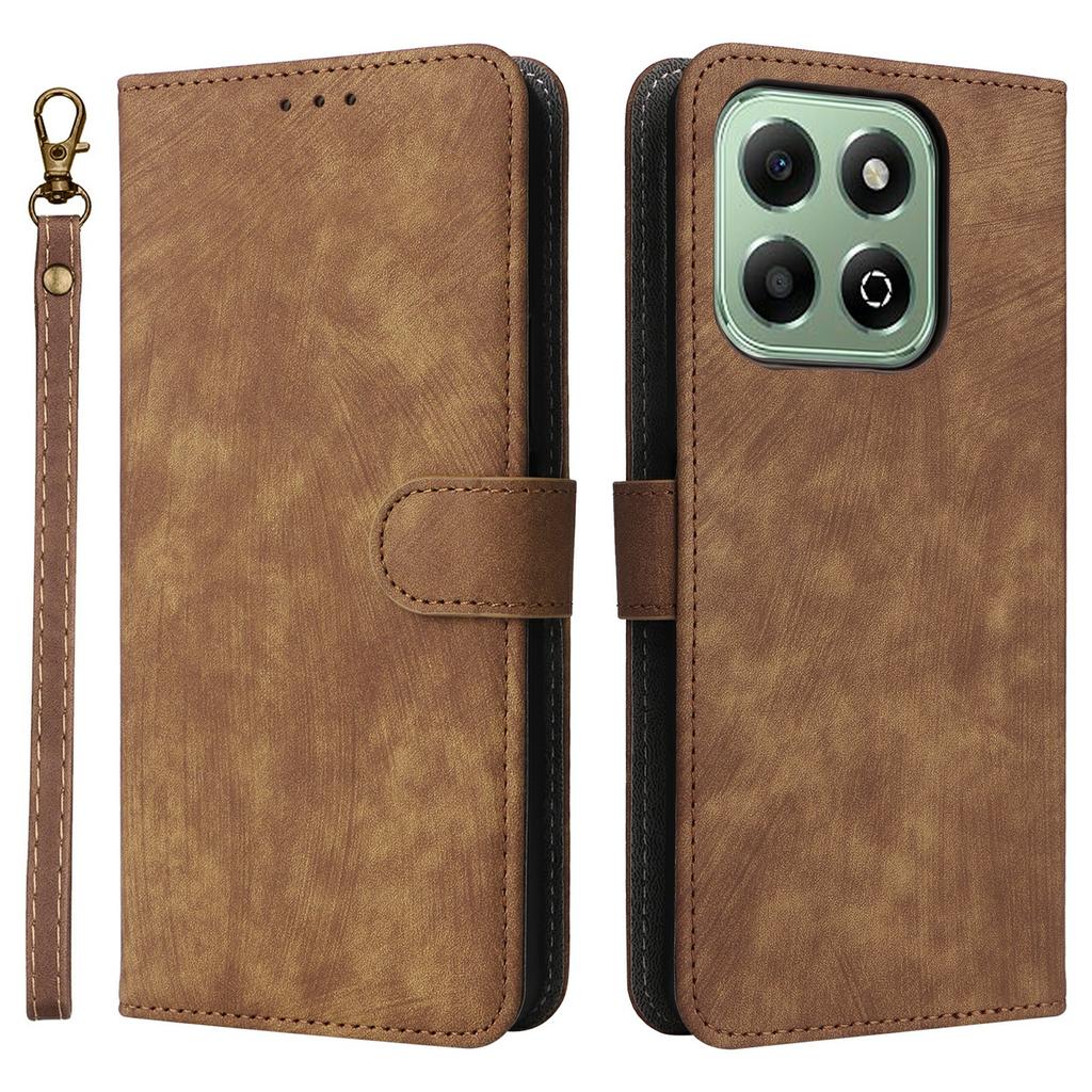 Для Honor X6b 4G Чехол Кошелек с RFID-блокировкой Подставка для телефона Обложка из ПУ кожи с ремешком