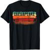 Retro Vintage Sunset Chesapeake Bay T-Shirt