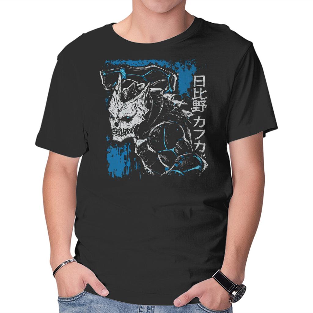 Unisex Crew Neck T-Shirt Kaiju Kafka Hibino Graphic Short Sleeve Casual Tee