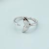 Engagement 925 Sterling Silver Opening Mermaid Couple Rings For Women Wedding Statement Jewelry Jz002