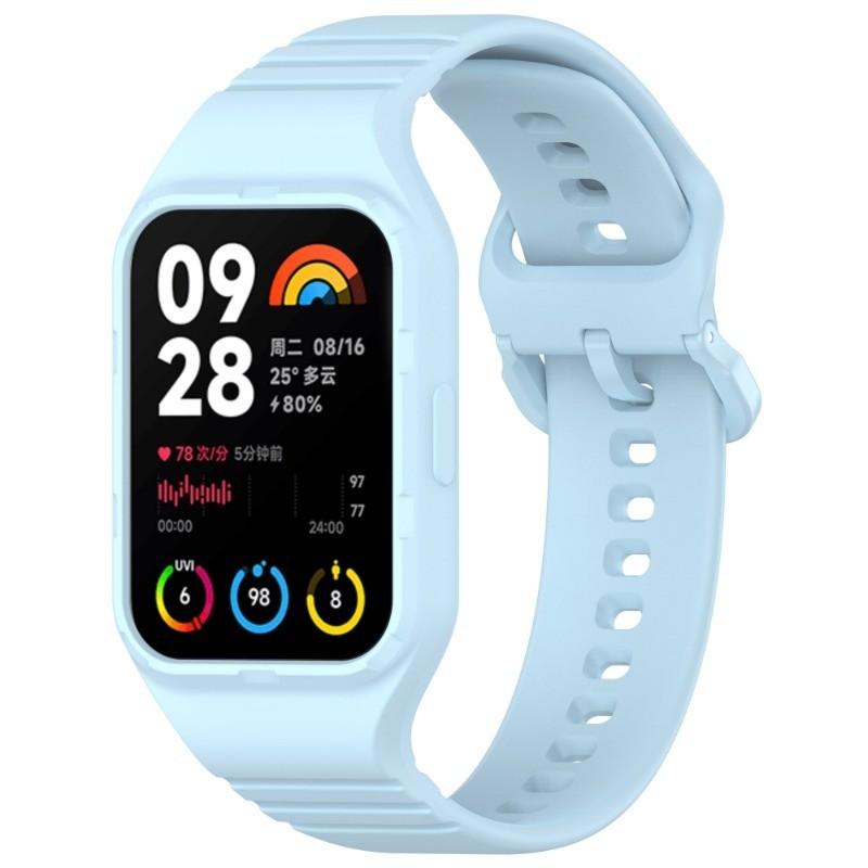 Силиконовый чехол + ремешок для Xiaomi Mi Band 8 Pro, сменный спортивный браслет для умных часов Mi Band 8Pro