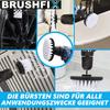 BRUSHFIX Насадка-щетка для аккумуляторной дрели, дрели, кожа, обивка, автомобиль [набор из 4 шт.]
