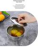 Двойная кастрюля из нержавеющей стали с крышкой - Миска для паровых яиц и детского питания