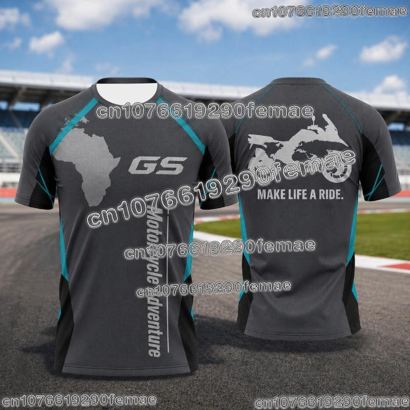 Outdoor Summer Motorcycle GS Adventure Riding T-Shirt Breathable Comfortable Sports Jersey for Dedicated Riders