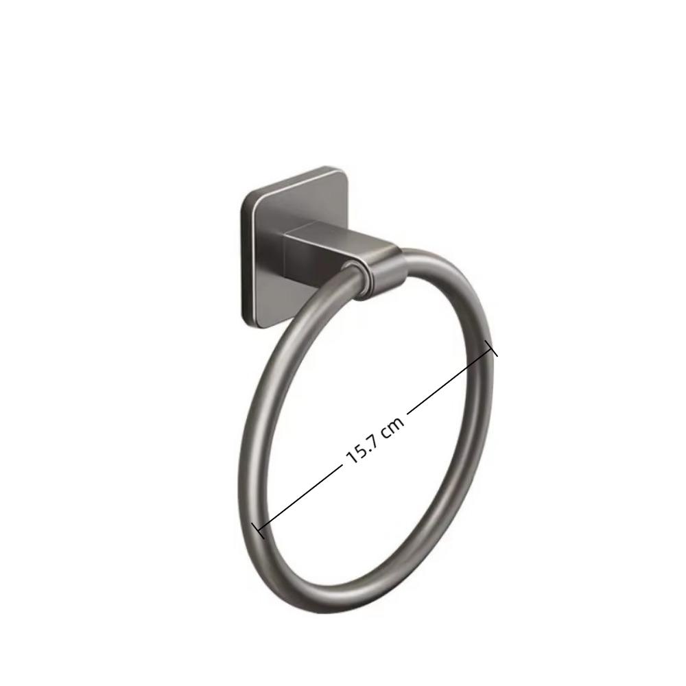 Wall-Mounted Towel Ring Hook Rotatable Towel Hanger New Bathroom Towel Holder  Storage Holder
