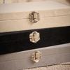 New High-End Jewelry Box with Buckle: Large Capacity Drawer for Necklace & Earrings