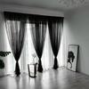 Роскошные шторы для эркерных окон, сертифицированные вуалевые шторы с 3D-сотовым переплетением | 60% светопропускание и полная конфиденциальность(Топ с люверсами)