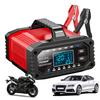 15A 12V 24V Зарядное устройство для автомобильного аккумулятора с ЖК-дисплеем, Автомобильный бустер, Зарядное устройство для мотоциклетного аккумулятора для свинцово-кислотных, LiFePO4, AGM аккумуляторов