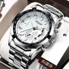 Глобальная версия Часы с автоматическим механизмом Лучший бренд Роскошный импортный механизм Водонепроницаемые светящиеся немеханические часы