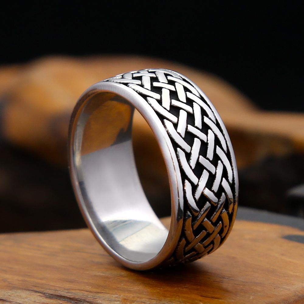 Модные винтажные кольца с кельтским узлом для мужчин и женщин, амулет викинга из нержавеющей стали, скандинавские амулеты, ювелирные изделия, подарки, дропшиппинг